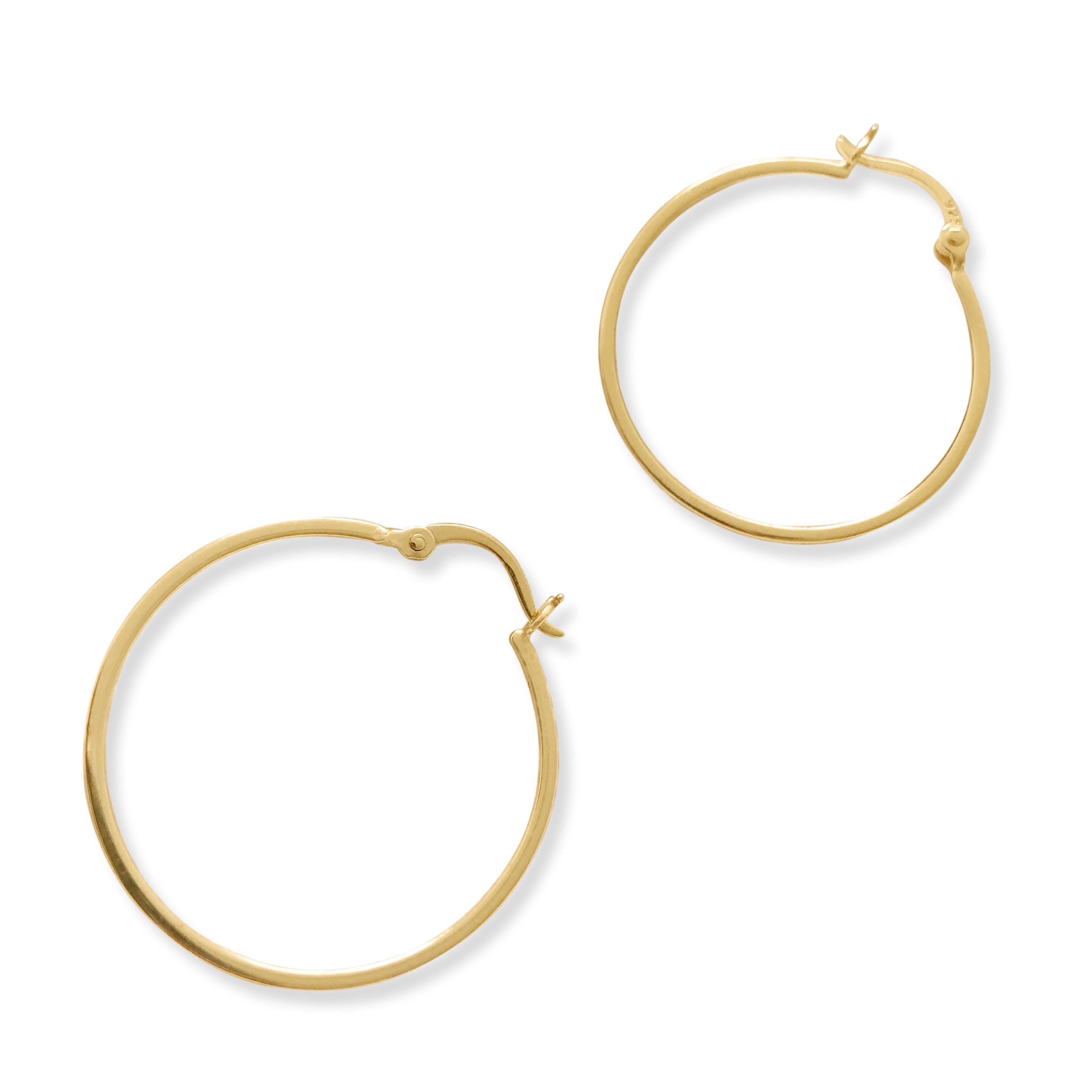 Bronze Semi-Hoop Earrings - 