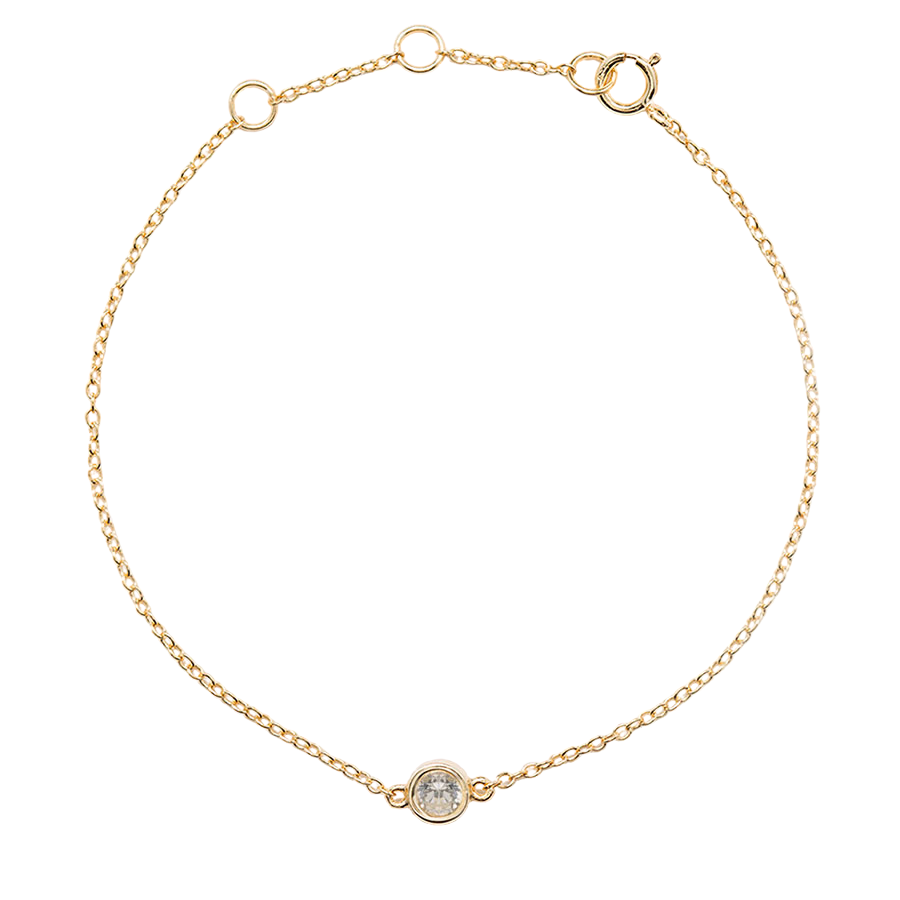 Bellaboho 18K Vermeil White Zirconia Spring Bracelet – BELLABOHO