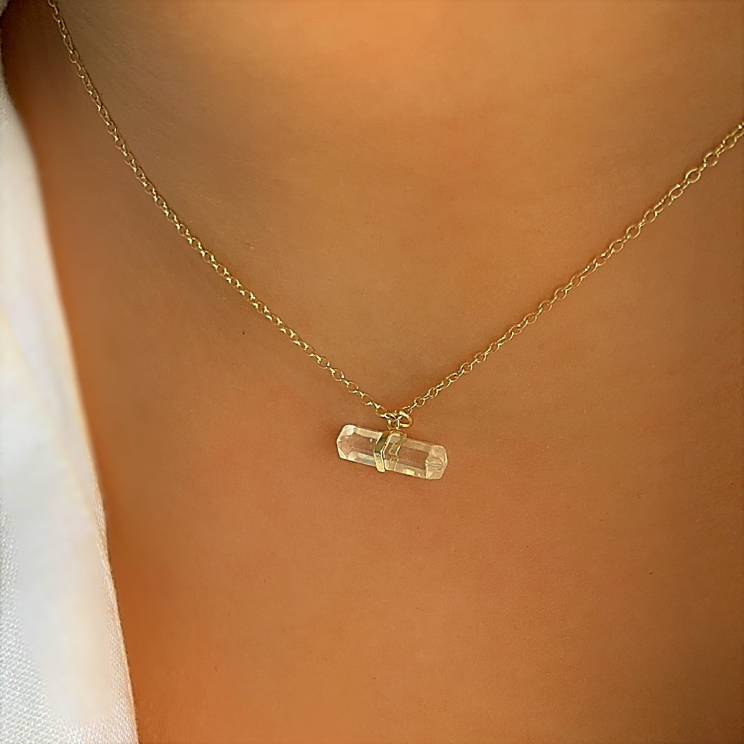 Clear Quartz Necklace