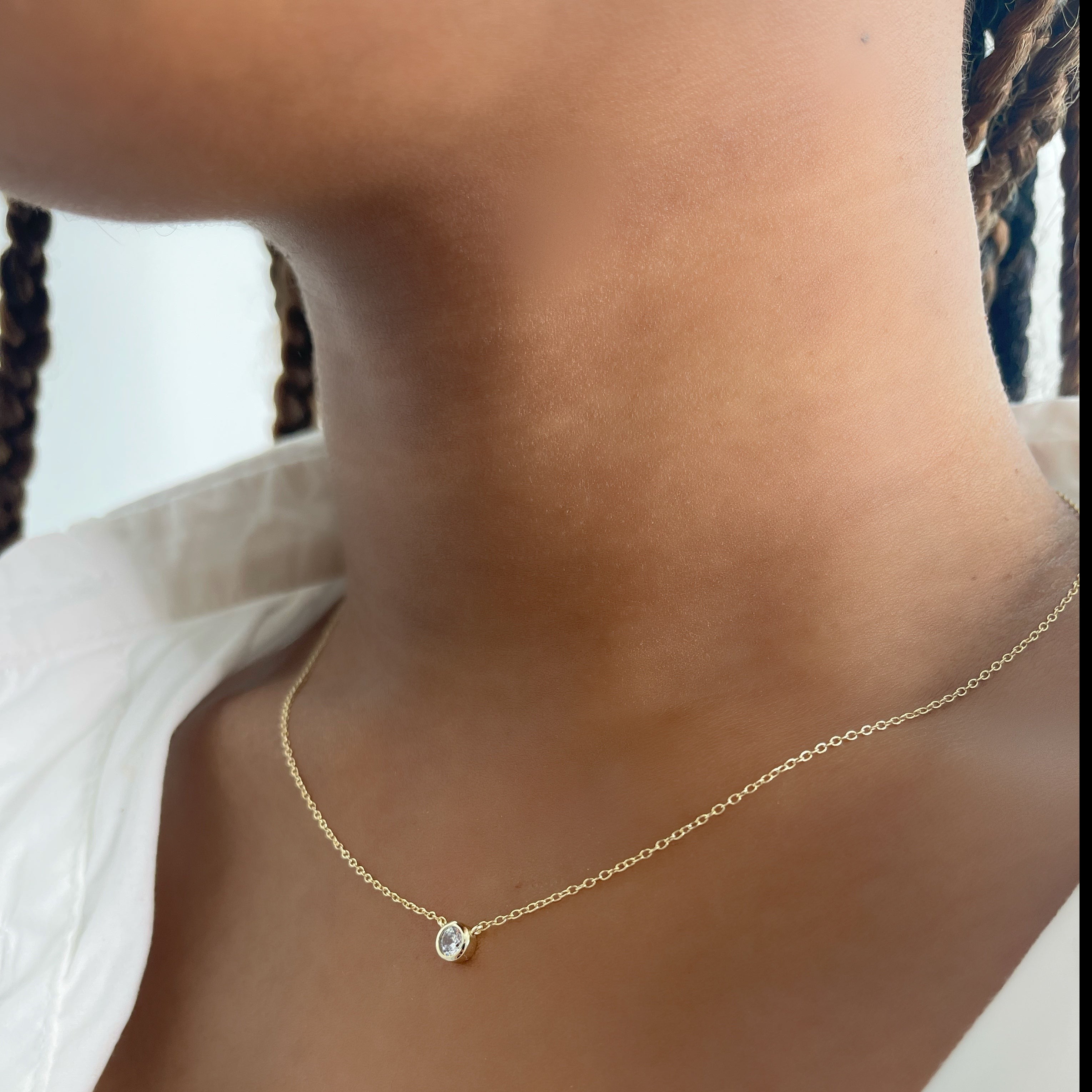 Long on sale minimalist necklace